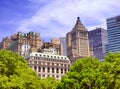 New york city office buildings exterior Royalty Free Stock Photo