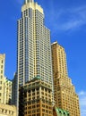 New york city office buildings glass exterior Royalty Free Stock Photo