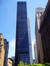 New york city office buildings glass exterior Royalty Free Stock Photo