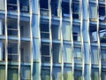 New york city office buildings glass exterior Royalty Free Stock Photo