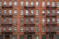 New York City, old, apartment building Royalty Free Stock Photo