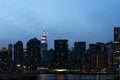 New York City panorama with Manhattan skyline over East River Royalty Free Stock Photo