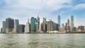 New York City panorama with Manhattan Skyline Royalty Free Stock Photo