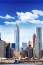 New York City panorama with skyline Royalty Free Stock Photo
