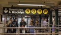 New York City People Streets Rush Hour Subway MTA Underground Travel Transportation Royalty Free Stock Photo