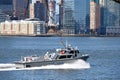 New York City Police Department boat Royalty Free Stock Photo