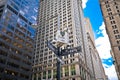 New York City Police department security camera pole in downtown NYC Royalty Free Stock Photo