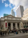 New York City Public Library in Manhattan - New York, USA Royalty Free Stock Photo