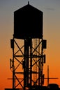 New York City`s skyline is dotted with wooden water towers Royalty Free Stock Photo