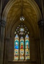 New York City Saint Patricks Cathedral Gothic Interior Windows Royalty Free Stock Photo