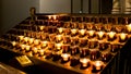 New York City Saint Patricks Cathedral Interior Candles