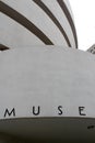 NEW YORK CITY- SEPTEMBER 01: The Solomon R. Guggenheim Museum of mod Royalty Free Stock Photo