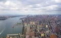 New York City skyline Aerial panorama view. New York. Royalty Free Stock Photo