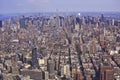 New York City skyline, aerial view Royalty Free Stock Photo