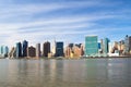 New York City skyline from Long Island City Royalty Free Stock Photo