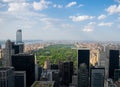 New York City Skyline - Central Park Royalty Free Stock Photo