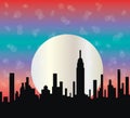 New York city skyline Royalty Free Stock Photo