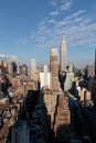 New York City Skyline Looking East