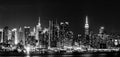 New York City Skyline At Night