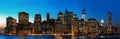 New York City skyline panorama Royalty Free Stock Photo