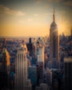 New York City Skyline sunset Royalty Free Stock Photo