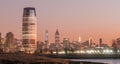 New york city skyline surroundings Royalty Free Stock Photo