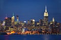 New York City skyline Royalty Free Stock Photo