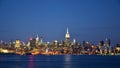 New York City skyline Royalty Free Stock Photo