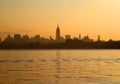 The New York City skylines Royalty Free Stock Photo