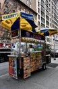 Food Cart on a New York City Street