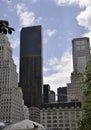 New York City, 1st July: Paris Theatre building from Fifth Avenue in Manhattan from New York City in United States