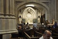 New York City, 1st July: St Patrick Cathedral interior from Midtown Manhattan in New York City in United States Royalty Free Stock Photo