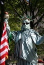 New York City: Statue of Liberty Mime