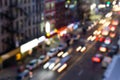 New York City Street Lights Blur Royalty Free Stock Photo