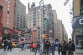 New York City street road in Manhattan