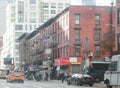 New York City street road in Manhattan Royalty Free Stock Photo