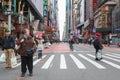 New York City street road in Manhattan