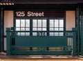 New York City 125 Street Subway Train Station Harlem District NYC