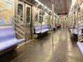 New york city subway car in America - image Royalty Free Stock Photo