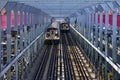 New York City Subway Cars Royalty Free Stock Photo