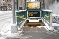 New York City Subway - Snow Storm