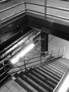 New York City subway stairs