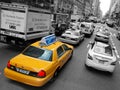 The New York City Taxi Royalty Free Stock Photo