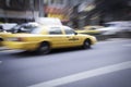 New York City Taxi Blur