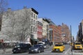 New York City Taxis at Ninth Avenue in Lower Manhattan.