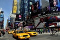 New York City: Taxis in Times Square