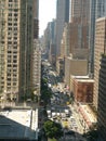 New York City 7th avenue looking South