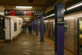 New York City 50th Street Subway Station Royalty Free Stock Photo