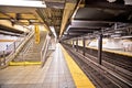 New York City 14th street subway station view Royalty Free Stock Photo