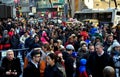 New York City: Throngs on Fifth Avenue Royalty Free Stock Photo